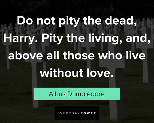 rest in peace quotes from Albus Dumbledore
