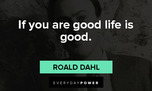 Roald Dahl quotes about life