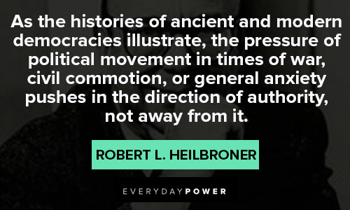 Robert Heilbroner quotes and saying