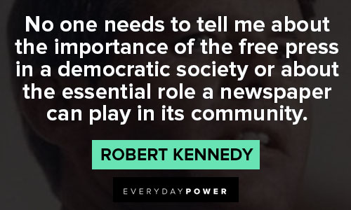 Robert Kennedy quotes about democratic society