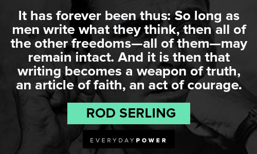 Meaningful Rod Serling quotes