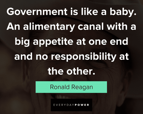 Ronald Reagan Quotes on responsibility