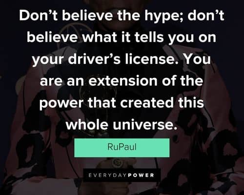 RuPaul quotes and sayings