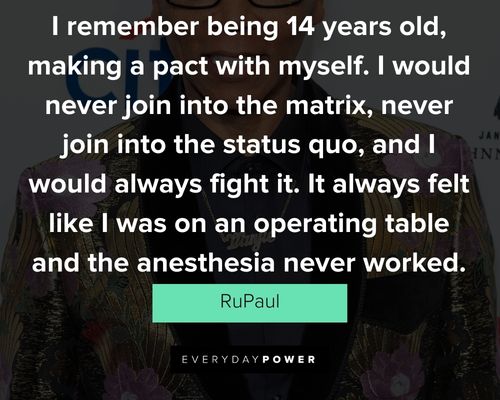RuPaul quotes to helping others