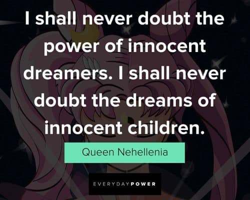 Sailor Moon quotes about power of innocent