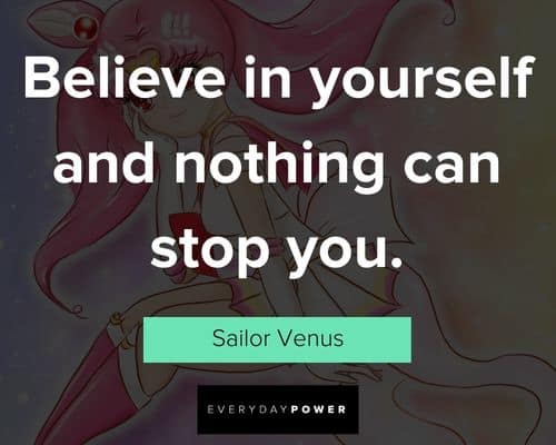 Sailor Moon quotes about believe in yourself