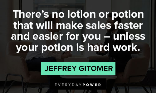sales quotes about hard work