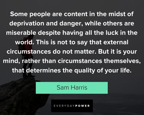 Positive Sam Harris quotes