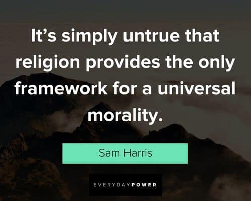 Inspirational Sam Harris quotes