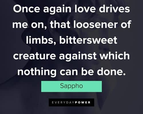 Sappho quotes about love
