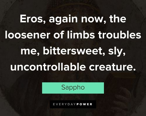 Poetic Sappho quotes that will move you