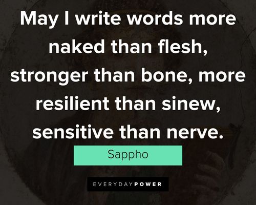 Short Sappho Quotes