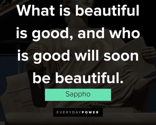 Sappho quotes about beauty, the body, and old age