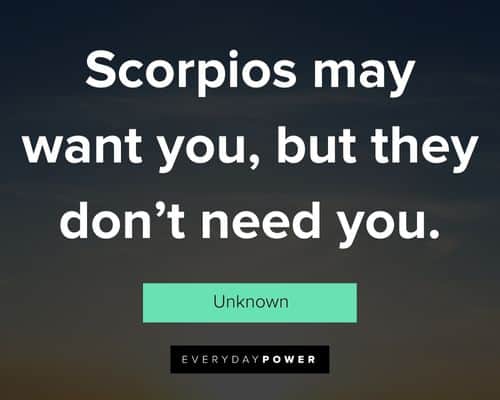 More Scorpio quotes