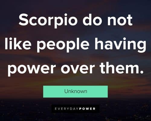 Other Scorpio quotes