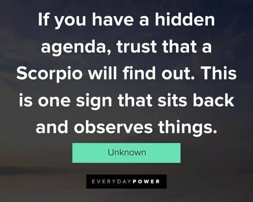 Scorpio quotes about their intuition