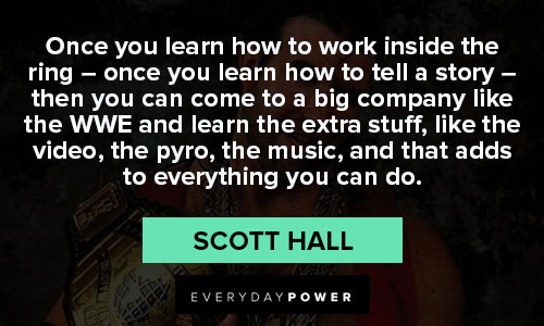 scott hall quotes about big company