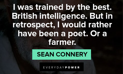 Sean Connery quotes on intelligence