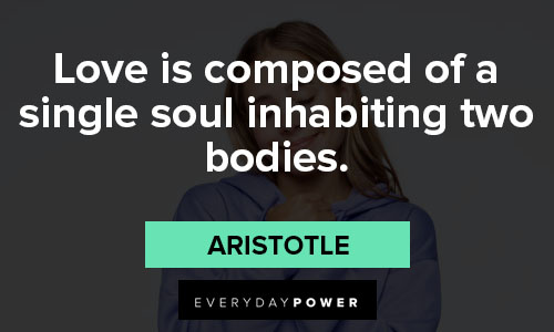 love quotes on love is composed of a single soul inhabiting two bodies