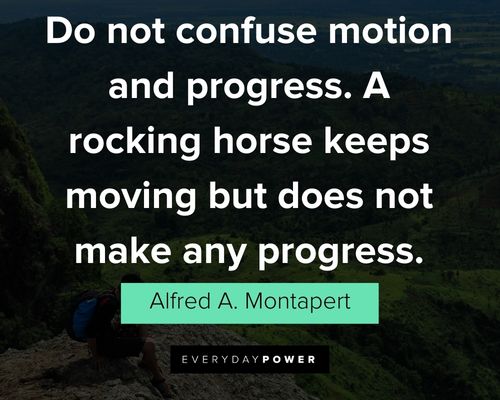 self motivation quotes about making any progress