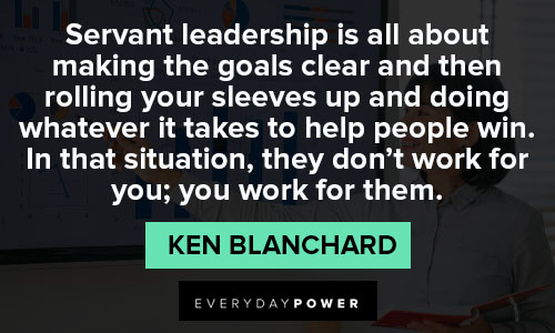 servant leadership quotes on work