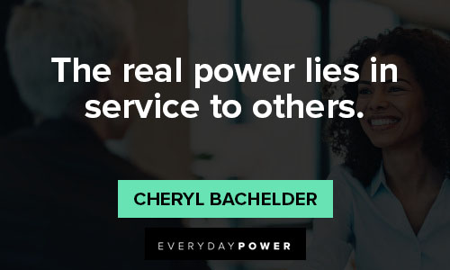 servant leadership quotes on the real power lies in service to others