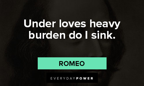Shakespeare love quotes from Romeo & Juliet