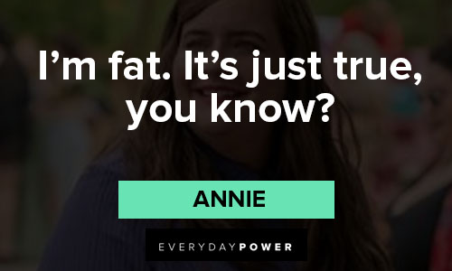 Shrill quotes on i'm fat. It's just true, you know