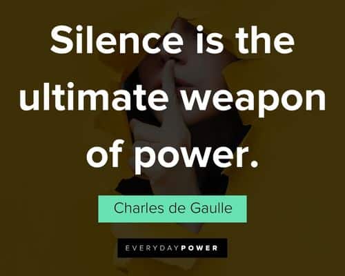 Funny silence quotes