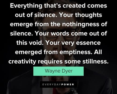 Positive silence quotes
