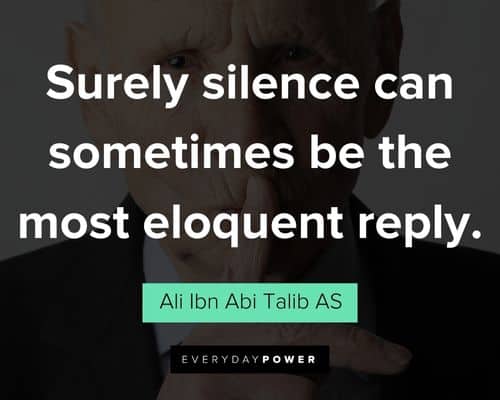 silence quotes for Instagram