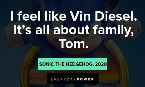 Sonic quotes about tom