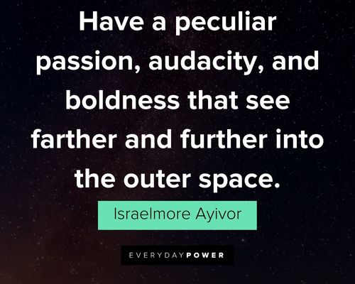 Unique space quotes