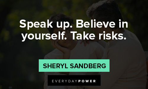 speak up quotes about risks