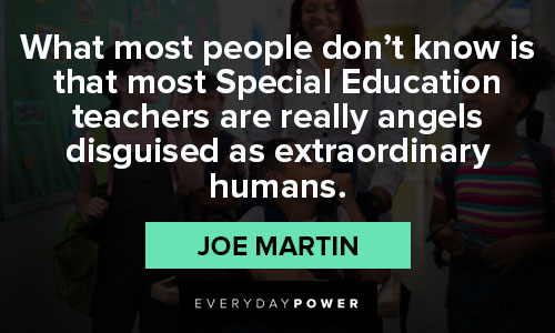 special education quotes on Teaching