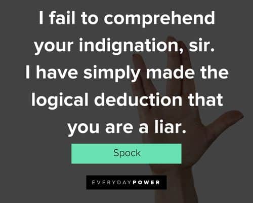 Random Spock quotes