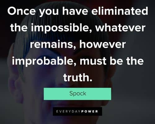 Amazing Spock quotes