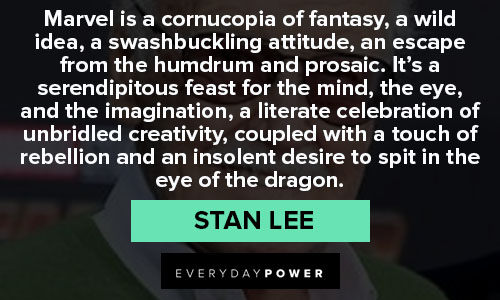 stan lee quotes about dragon