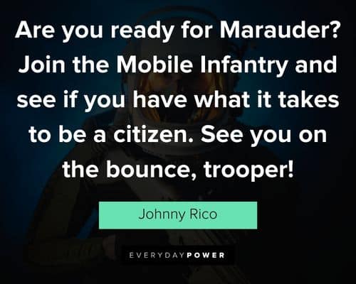 Favorite Starship Troopers quotes