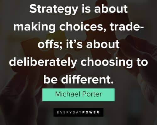 Cool strategy quotes