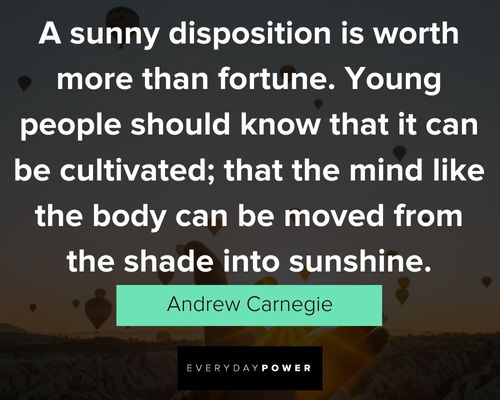 fortune sunshine quotes