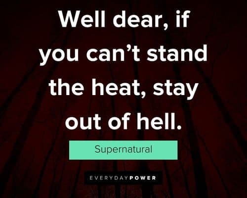 Relatable Supernatural quotes