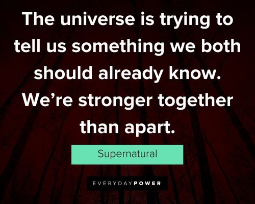 Meaningful Supernatural quotes