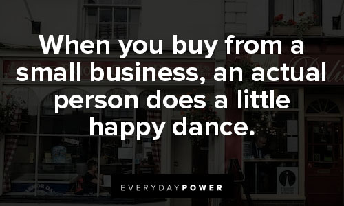 support small business quotes about dance