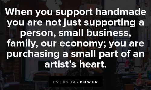 support small business quotes and saying