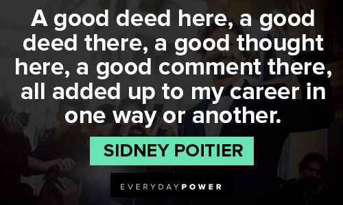 More Sidney Poitier quotes