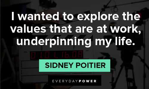 Sidney Poitier quotes about life