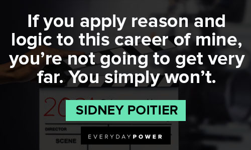 Wise Sidney Poitier quotes