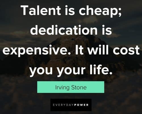 talent quotes about talent is cheap
