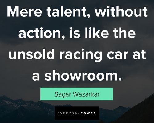 talent quotes about a showroom